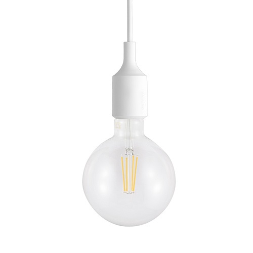 MUUTO（ムート）ペンダント照明 E27 ホワイト（専用ランプ）商品画像