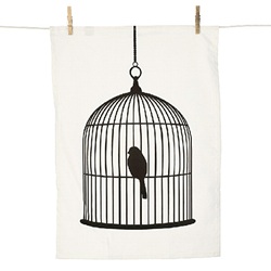 【クリックでお店のこの商品のページへ】ferm LIVING(ファームリビング)「Birdcage Tea Towel」[4855012]