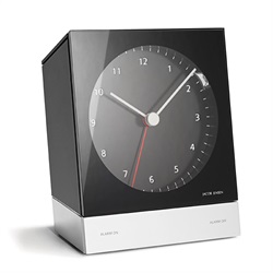 【取扱終了】JACOB JENSEN（ヤコブ・イェンセン）「Desk Alarm Clock（テーブルアラームクロック）」 ブラック[485JJN030014]