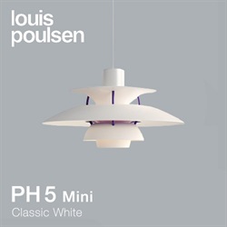 【予約注文】Louis Poulsen（ルイスポールセン）ペンダント照明 PH 5 mini クラシック･ホワイト