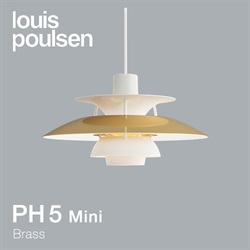 【予約注文/5～6か月待ち】Louis Poulsen（ルイスポールセン）ペンダント照明 PH 5 mini 真鍮（Brass）