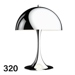 Louis Poulsen（ルイスポールセン）テーブル照明Panthella（パンテラ）320サイズ シルヴァー・クローム【受注品】