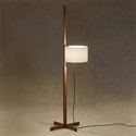 SANTA＆COLE（サンタ＆コール）フロア照明 「TMM」ウォルナット/ベージュ（ランプ別・専用ランプ）