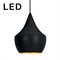 TOM DIXON（トム・ディクソン）ペンダント照明  BEAT FAT PENDANT LED  ビート ファット  ブラック（LED光源内蔵）商品サムネイル