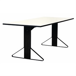 artek（アルテック）ダイニングテーブル KAARI TABLE（カアリ・テーブル） W200cm ブラックステインオーク/ホワイトグロッシー【受注品】