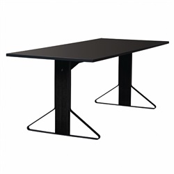 artek（アルテック）ダイニングテーブル KAARI TABLE（カアリ・テーブル） W200cm ブラックステインオーク/ブラックリノリウム【受注品】