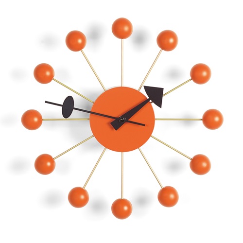 Vitra（ヴィトラ）掛時計 Ball Clock（ボール クロック）オレンジ 