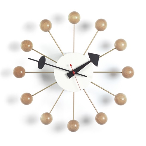 Vitra ヴィトラ 掛時計 Ball Clock ボール クロック ビーチ 掛時計 の通販 ヤマギワオンラインストア