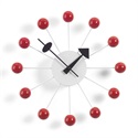 【 OUTLET 】Vitra（ヴィトラ）掛時計 Ball Clock（ボール クロック）レッド