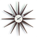 Vitra（ヴィトラ）掛時計 Sunburst Clock（サンバースト クロック）ウォルナット