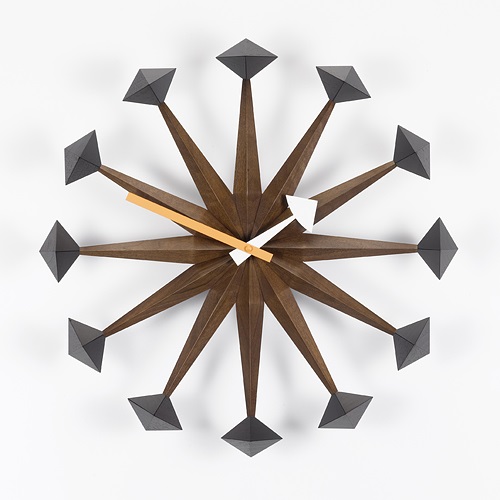 Vitra（ヴィトラ）掛時計 Polygon Clock（ポリゴン クロック）ウォルナット商品画像