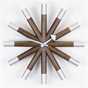 Vitra（ヴィトラ）掛時計 Wheel Clock（ウィール クロック）ウォルナット/アルミニウム
