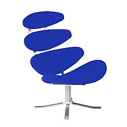 【クリックで詳細表示】「Corona Chair」ブルー【取寄せ品】[934EJ5/T631]