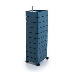 Magis（マジス）収納家具360°CONTAINER 10 drawers ブルー / ブラックキャスター