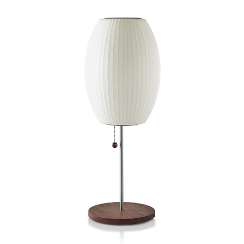 Herman Miller（ハーマンミラー）NELSON CIGAR LOTUS TABLE LAMP（バブルランプ） ウォルナット（ランプ別売）商品画像