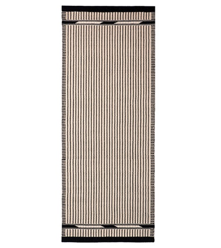 NORDIC MODERN （ノルディックモダン）ラグマット VK-3   0.8×2.4m ホワイト × ブラック商品画像