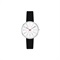 ARNE JACOBSEN（アルネヤコブセン）腕時計 BANKERS バンカーズ 30mm ホワイト＆シルバー×ブラックレザー商品サムネイル