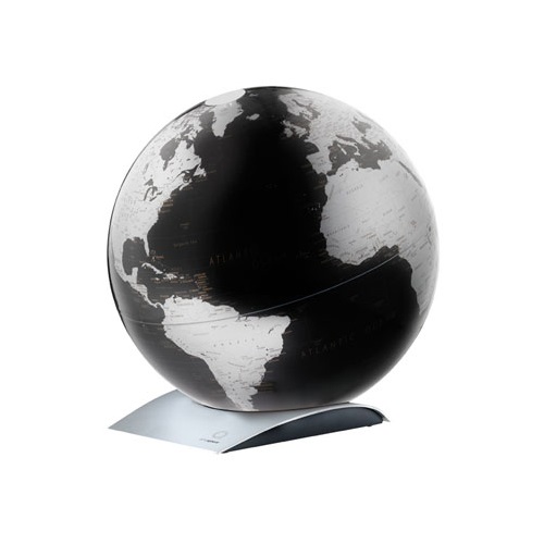【廃番】atmosphere（アトモスフィア）地球儀 「Capital Q」メタリックブラック商品画像