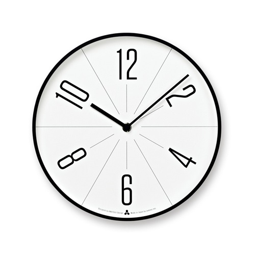 【廃番】Lemnos（レムノス）掛時計 GUGU（ググ） ブラック商品画像