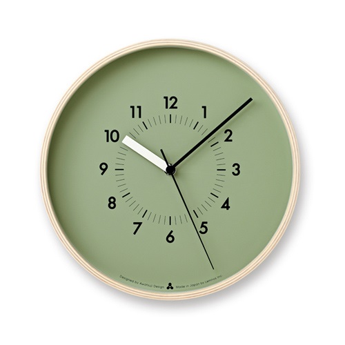 Lemnos（レムノス）掛時計 SOSO（ソソ） グリーン商品画像