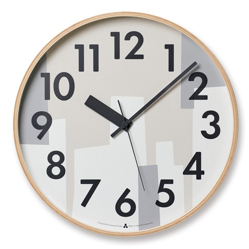 Lemnos（レムノス）掛時計 KASUMI　ベージュ（カスミ） ベージュ商品画像