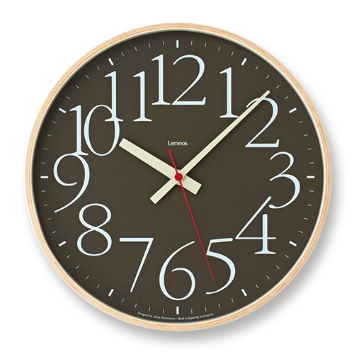 Lemnos（レムノス）電波時計 AY clock RC（エーワイクロック アールシー） ブラウン商品画像