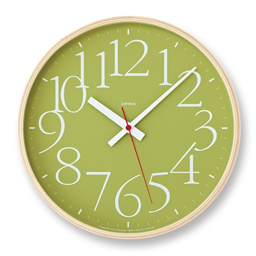 Lemnos（レムノス）電波時計 AY clock RC（エーワイクロック アールシー） グリーン商品画像