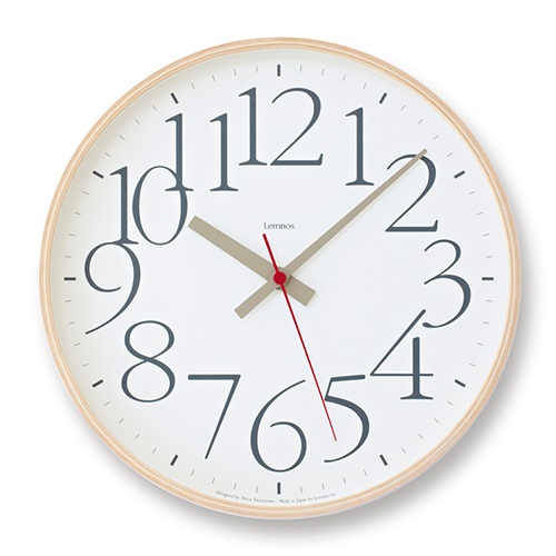 Lemnos（レムノス）電波時計 AY clock RC（エーワイクロック アールシー） ホワイト商品画像