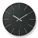 Lemnos（レムノス）掛時計 edge Clock（エッジ クロック）Φ350mm ブラック