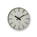 Lemnos（レムノス）掛時計 edge clock（エッジ クロック）Φ180mm アルミニウム