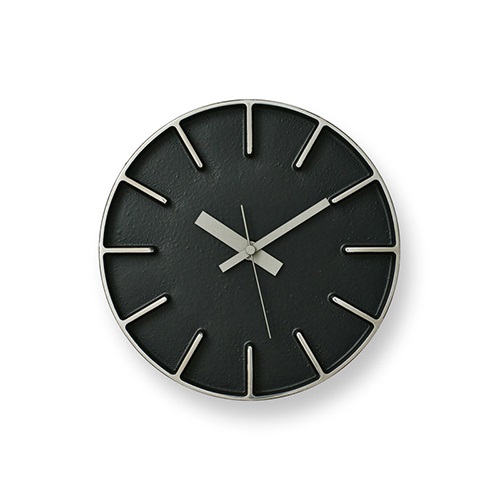 Lemnos（レムノス）掛時計 edge Clock（エッジ クロック）Φ180mm ブラック商品画像
