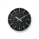 Lemnos（レムノス）掛時計 edge Clock（エッジ クロック）Φ180mm ブラック