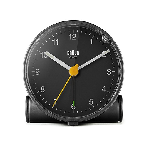 【廃番】BRAUN（ブラウン）置時計 Classic Analog Alarm Clock BC01B 69mm ブラック商品画像