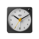 BRAUN（ブラウン）置時計 Analog Alarm Clock BC02XBW 57mm ブラック×ホワイト