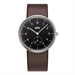 【廃番】BRAUN（ブラウン）腕時計 Watch BNH0024 ブラウンレザー / ブラック [996BN0024BKBRG]