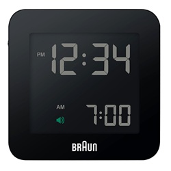 【廃番】BRAUN（ブラウン）置時計 Table Clock（テーブル・クロック）BNC009 ブラック [996BNC009BKRC]