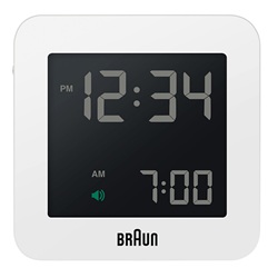 【廃番】BRAUN（ブラウン）置時計 Table Clock（テーブル・クロック）BNC009 ホワイト