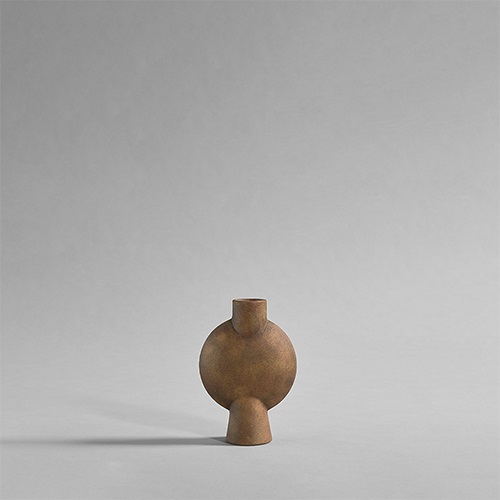 【予約注文】101 COPENHAGEN（コペンハーゲン）フラワーベース Sphere Vase Bubl w140mm オーカー商品画像