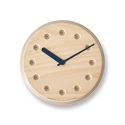 Lemnos（レムノス）掛時計 Paper-Wood CLOCK（ペーパーウッド クロック）Φ220mm ネイビー