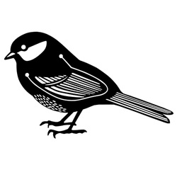 【クリックでお店のこの商品のページへ】HUNG MING(フンミン)「BIRD MARKER」ブラック[996HM02C]