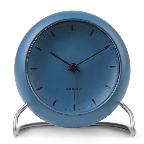 【廃番】ARNE JACOBSEN（アルネヤコブセン）置時計 CITY HALL 110mm ストーンブルー商品画像