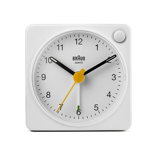 【取扱中止】BRAUN（ブラウン）置時計 Alarm Table Clock BC02XW 57mm ホワイト商品画像