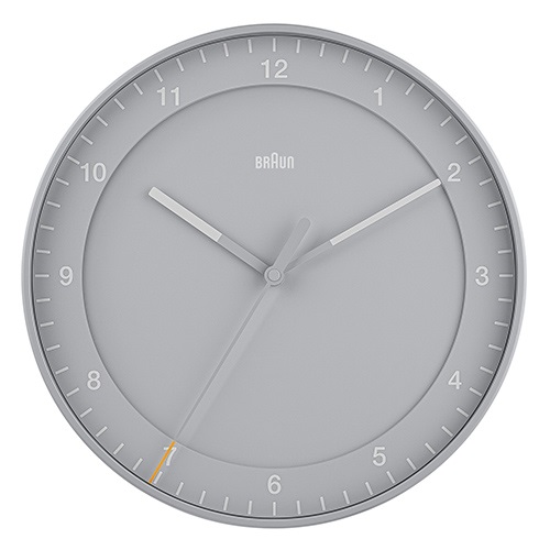 BRAUN（ブラウン）掛時計 BRAUN Wall Clock GRAY BC17G グレー