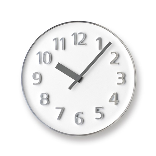 【廃番】Lemnos（レムノス）掛時計 Founder clock（ファウンダークロック） ホワイト商品画像