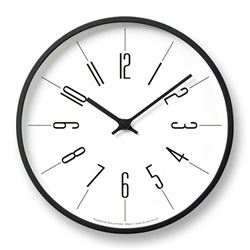 Lemnos（レムノス）電波時計 時計台の時計 Φ305mm ローマン | 掛時計