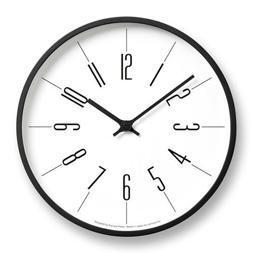 Lemnos（レムノス）電波時計 時計台の時計 Φ305mm アラビック | 掛時計 