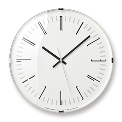 【廃番】Lemnos（レムノス）掛時計 Draw wall clock（ドロー ウォール クロック） ブラック