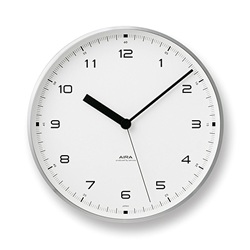 【クリックでお店のこの商品のページへ】Lemnos(レムノス)「Urban clock(アーバン クロック)」シルバー[996LC1003SL]
