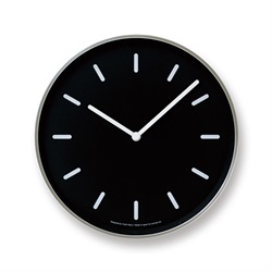 【廃番】Lemnos（レムノス）掛時計 MONO Clock B（モノ クロック ビー） ブラック
