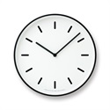 Lemnos（レムノス）掛時計 MONO Clock B（モノ クロック ビー） ホワイト